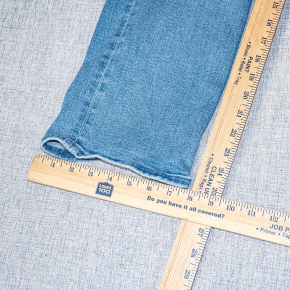 MOTHER denim LIL' The Rambler zip Flood Jeans Out of the Blue Petite 25 - Picture 14 of 14